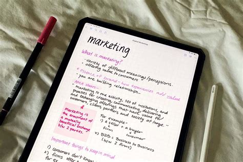 which ipad is good for taking notes in college