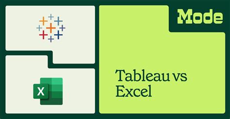 which is better tableau or excel