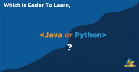 which is more easy to learn java or python