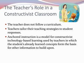 which is not the student role in the constructivism classroom