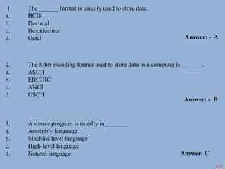 which is the 8 bit encoding format used to store data in a computer