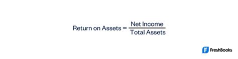which is the correct formula for calculating the return on assets ratio