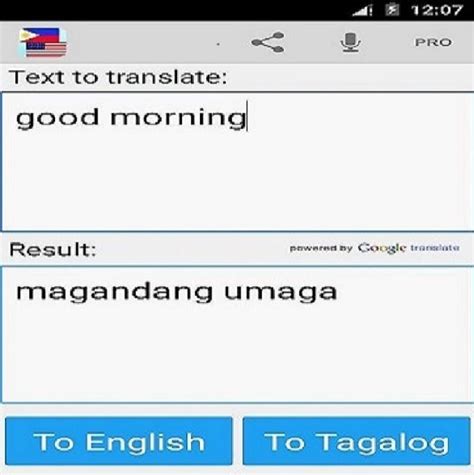 which is translate in tagalog