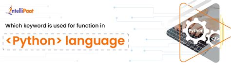 which keyword is used to define function in python language