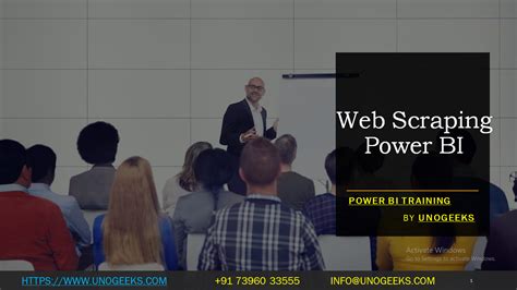which language is commonly used for web scraping in power bi