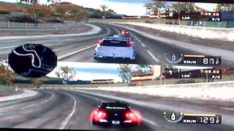 which need for speed has 2 player split screen