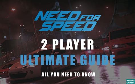 which need for speed is 2 player