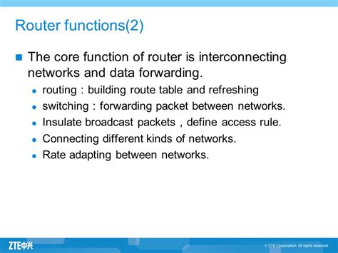 which of the following is a primary function of a router