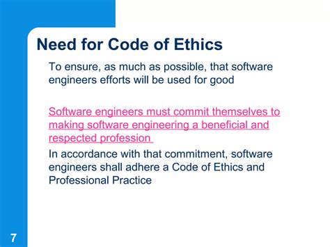 which principle of the software engineering code of ethics has morris violated