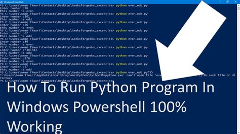 which python windows powershell