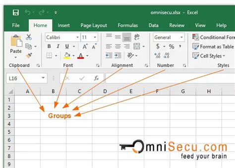 which ribbon tab in microsoft excel contains options for formatting cells