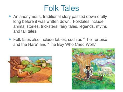 which story is an example of folktale
