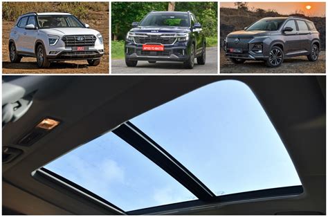 which suv has panoramic sunroof in india