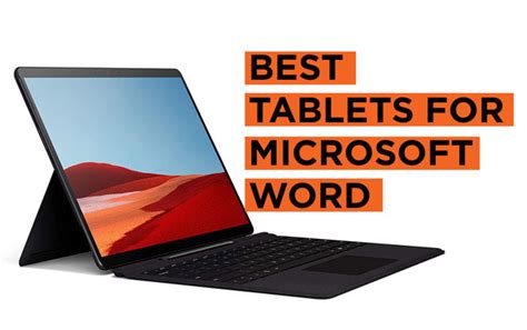 which tablet is best for microsoft word