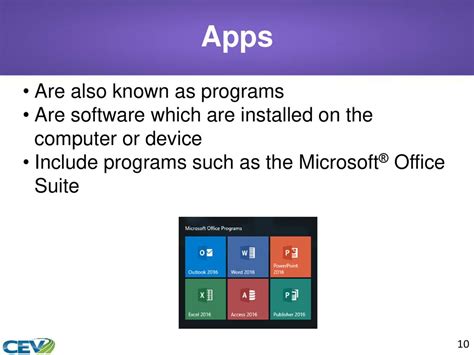 which type of software includes programs such as microsoft word and powerpoint