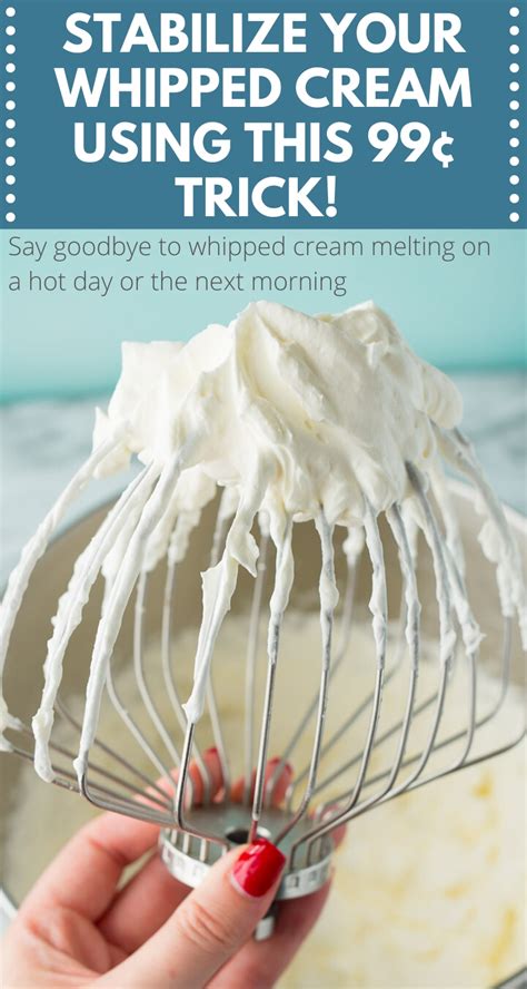 whipped cream problems