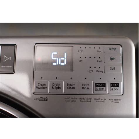 whirlpool duet washer 5d error code