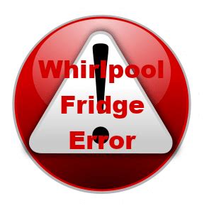 whirlpool fridge error code e0