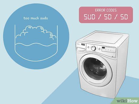 whirlpool washer sd error code
