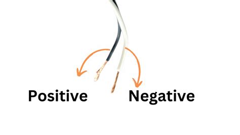 white and grey wires which is positive