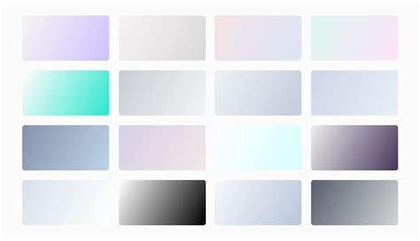 white gradient color code