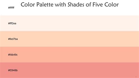 white peach color code