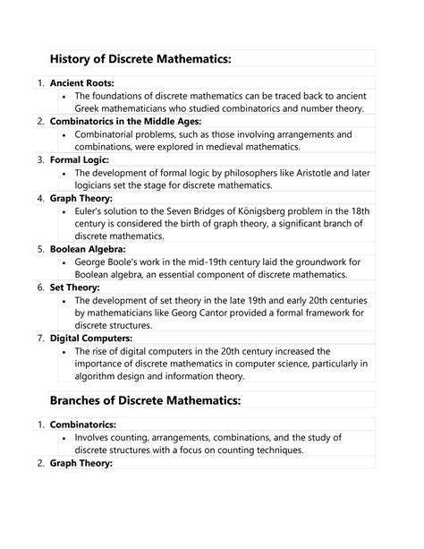 who invented discrete mathematics