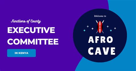 who is the head of the county executive committee in kenya