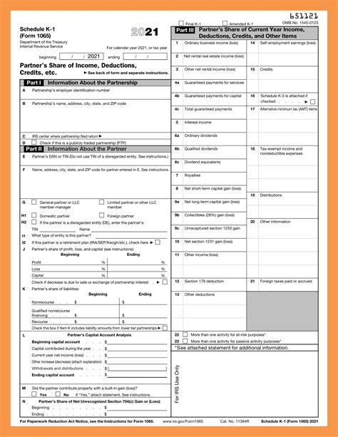 who needs to file a k 1 form