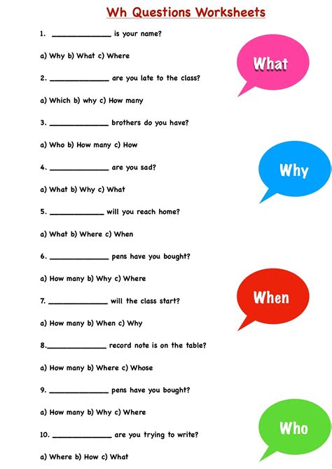 whose questions examples with answers pdf