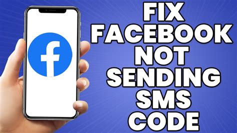 why am i not getting sms code from facebook