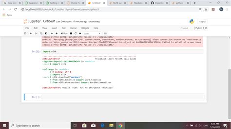 why anaconda jupyter notebook not working