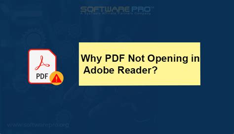 why are pdfs not opening in adobe