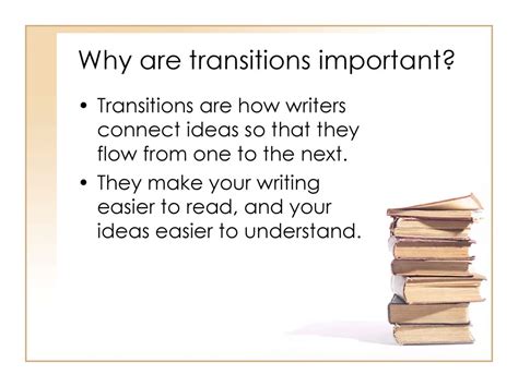 why are transitions important in writing