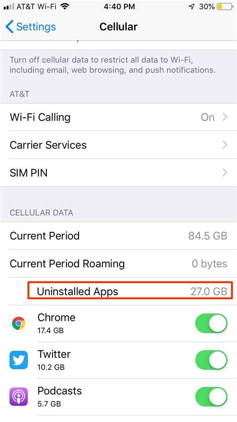 why are uninstalled apps using my cellular data