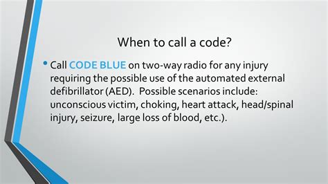 why call code blue