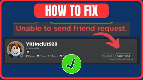 why can't i accept a friend request on roblox