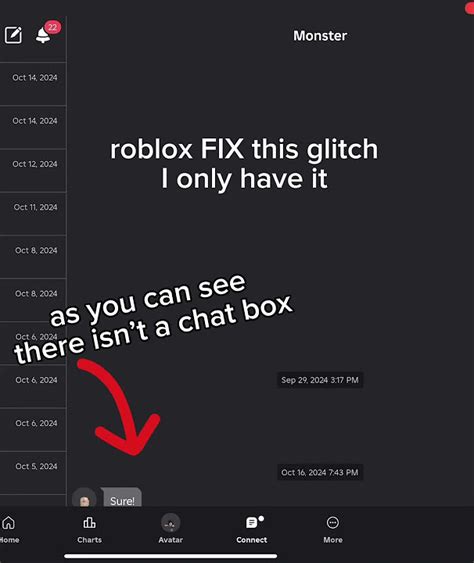 why can't i chat on roblox console