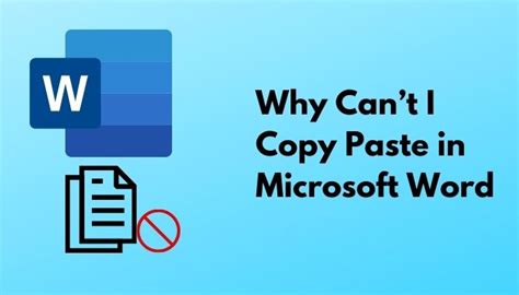 why can't i copy and paste to word