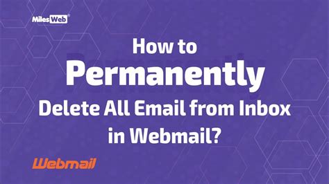 why can't i delete mail from my inbox