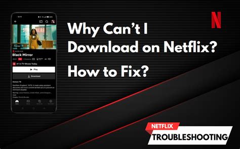 why can't i download on netflix with mobile data