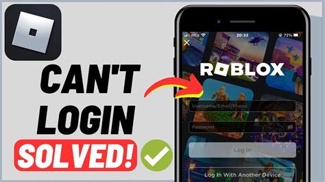 why can't i login to roblox mobile