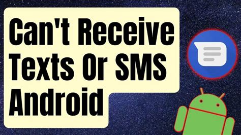 why can't i receive text messages on my android from an iphone