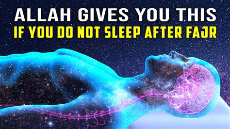 why can't i sleep after fajr