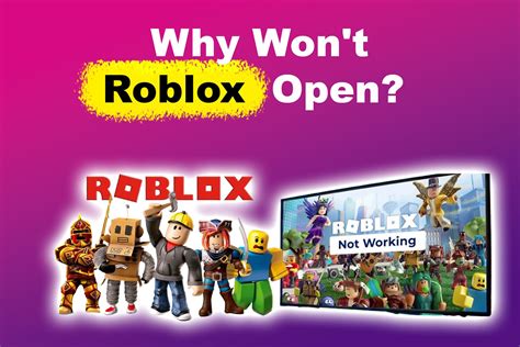 why can't open roblox