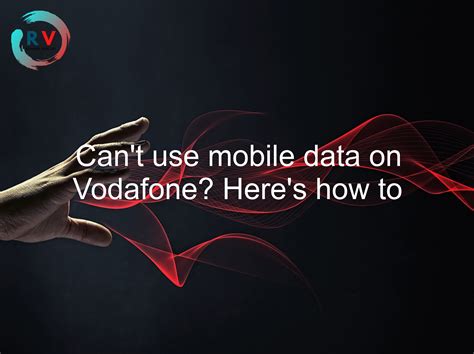 why can't use mobile data