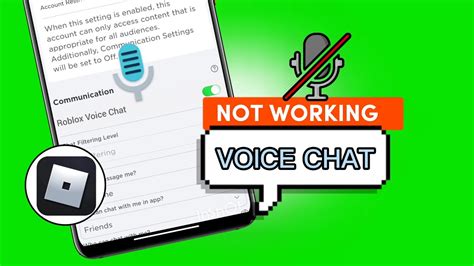 why can t i use voice chat on roblox mobile