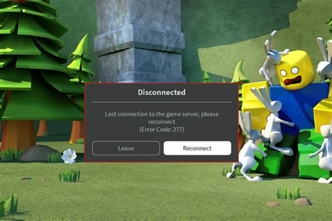why do i keep getting error 277 on roblox