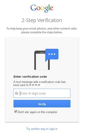 why do i receive a google verification code