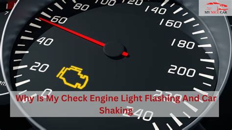 why do my check engine light keep flashing